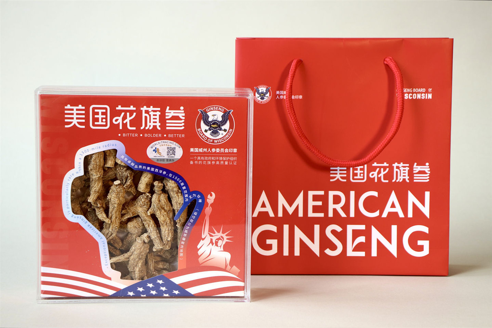 美国花旗参100g